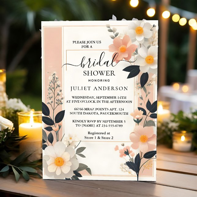 New We Do Acrylic Asian Thick Korean Bridal Shower Invitation (Creator Uploaded)