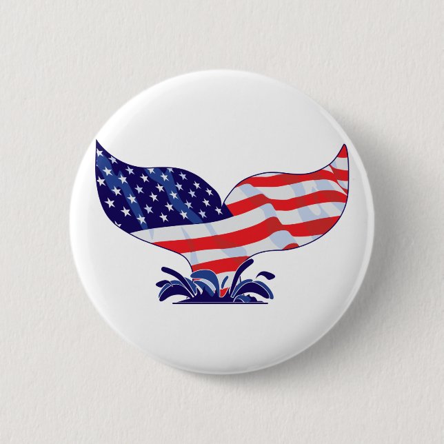 New-Whale-Tail-[Converted] 6 Cm Round Badge (Front)