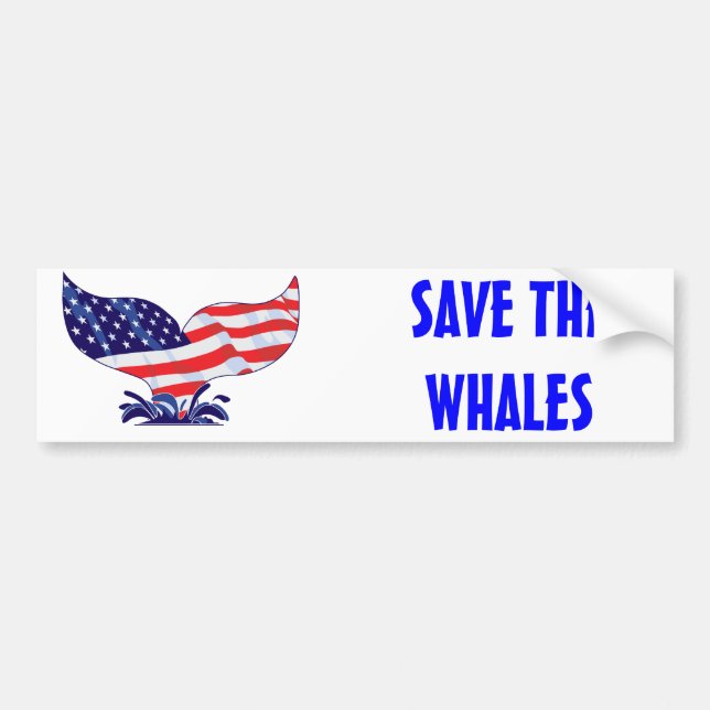 New-Whale-Tail-[Converted] Bumper Sticker (Front)