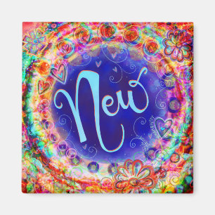 New Whimsical BoHo Inspirational Trendy Fun Magnet