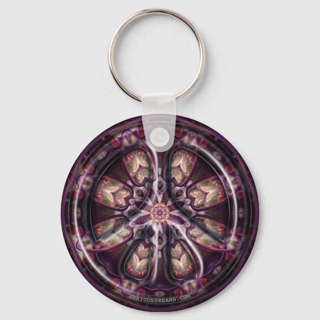 New Wine Peace Key Ring (Front)