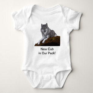 New Wolf in the Pack Baby Bodysuit