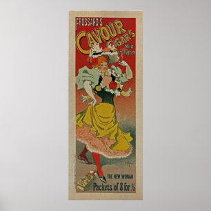 New Woman Frossard’s Cavour Cigars Mild & Fragra Poster