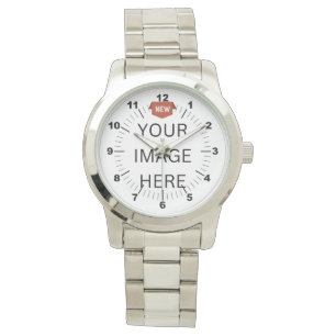 NEW! Women's Oversized Silver Bracelet Watch