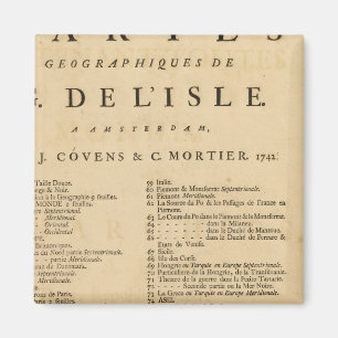 New World Atlas Magnet