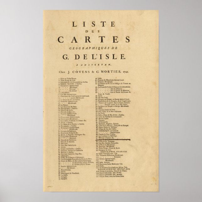 New World Atlas Poster (Front)