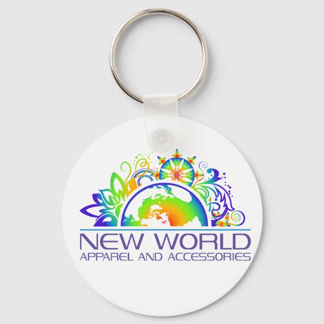 New World Logo Key Ring (Front)