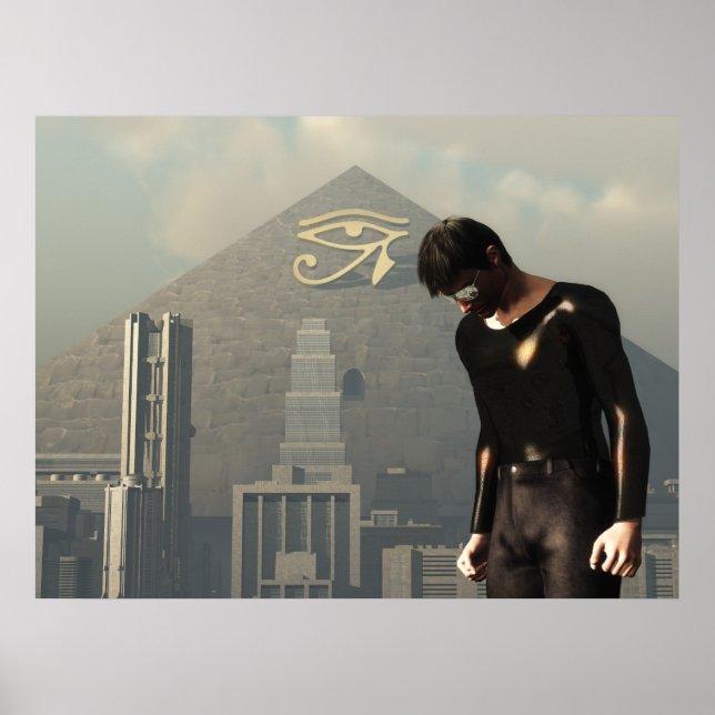 New World Order Cityscape Poster (Front)