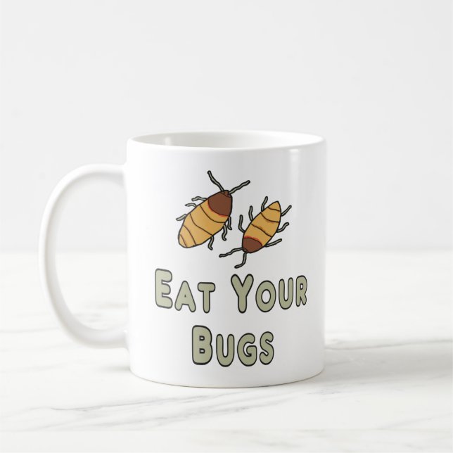 New World Order - Eat Your Bugs Coffee Mug (Left)