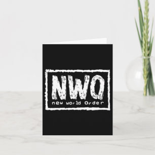 New World Order Funny Tee Halloween Costume 024 Card