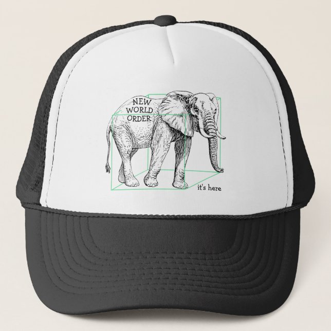 New World Order Trucker Hat (Front)