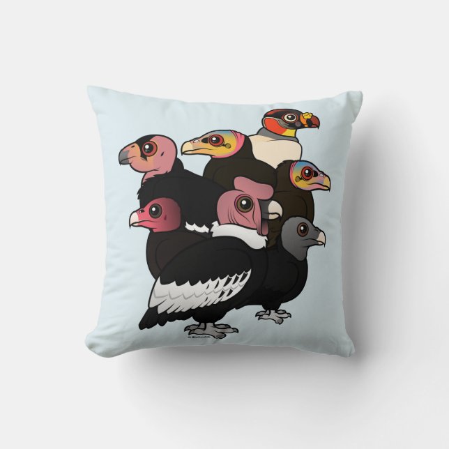 New World Vultures Cushion (Front)