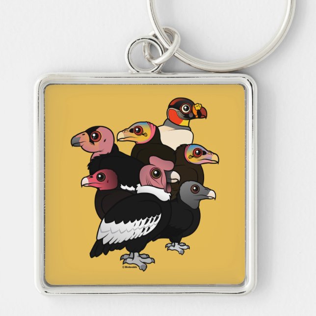 New World Vultures Key Ring (Front)