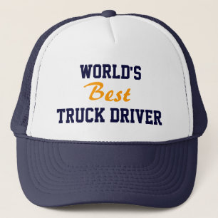 New! World's best truck driver cap