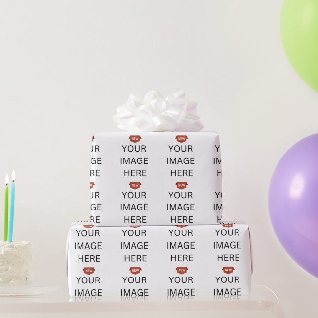NEW! Wrapping Paper - Personalised - Add Image (Party Gifts)