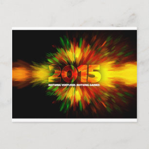 New Year 2015 Holiday Postcard