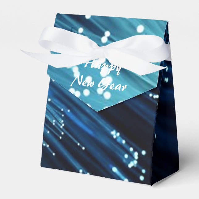 New Year 2015 Shooting Stars Favour Box (Front Side)