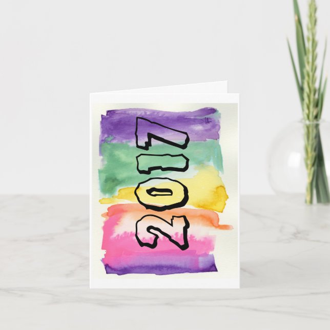 New Year 2017 Holiday Card (Front)