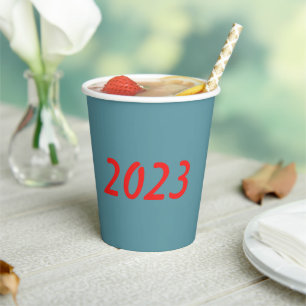 NEW YEAR 2023 PAPER CUP FOR PARTY CELEBRATION