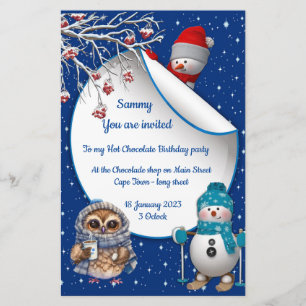 New Year 2023 winter card