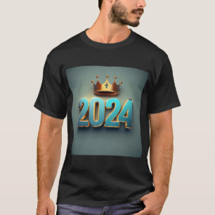 New Year 2024 Celebration - Happy 2024 Design T-Shirt