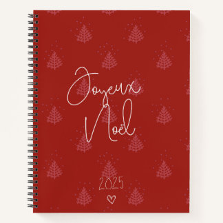 new year 2025 bordeaux notebook