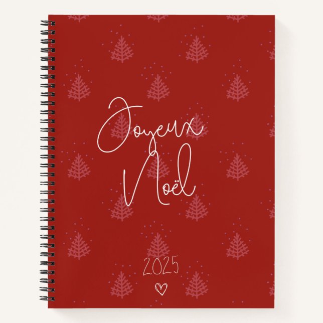 new year 2025 bordeaux notebook (Front)
