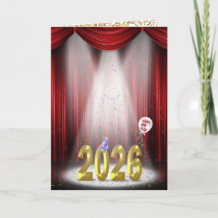 New Year 2025 in Stage Spotlight  Card