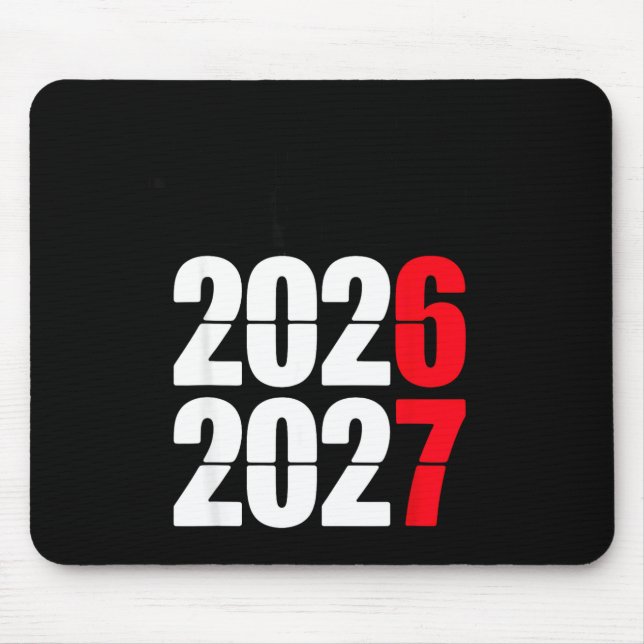 New Year 2026 67 Meme Six Seven Gen Alpha Slang  Mouse Pad (Front)