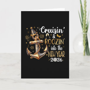 New Year 2026 Boozin' Cruisin' Outfit 3 Card