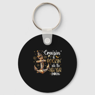 New Year 2026 Boozin' Cruisin' Outfit 3  Key Ring