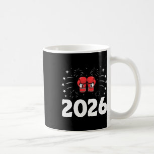 New Year 2026 Boxer Sports Strength Gym Athlete Bo Coffee Mug