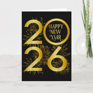 New Year 2026 Fireworks - Happy New Year 2026  Card