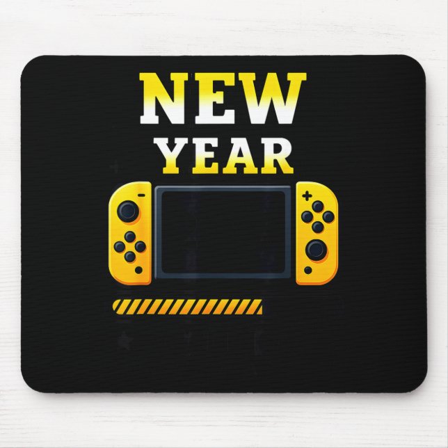 New Year 2026 Loading Gaming Controller New Years  Mouse Pad (Front)