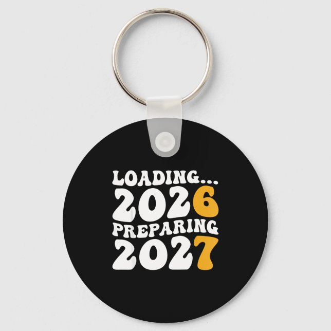 New Year 2026 Shirt Funny 67 Meme Six Seven  Key Ring (Front)