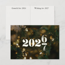 New Year 2027 activity (grateful & wishing)