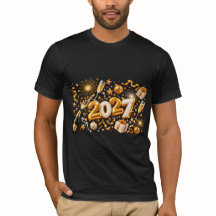 New Year 2027 Gold Celebration