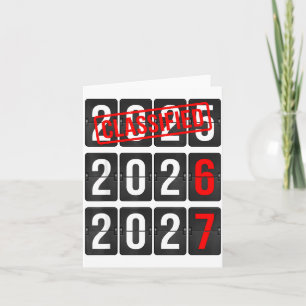 New Year 67 Six Seven Countdown New Year 2026 2027 Card