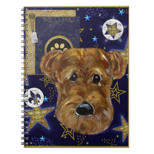 NEW YEAR AIREDALE NOTEBOOK