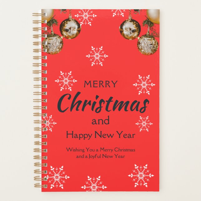 New Year and Christmas Planner (Front)