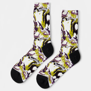 New year art yes socks