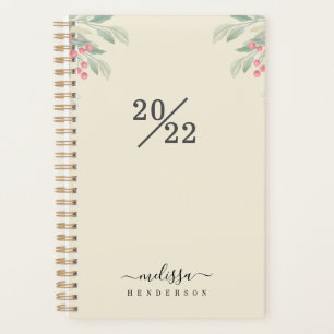 New Year Berries Botanical 2022 Planner