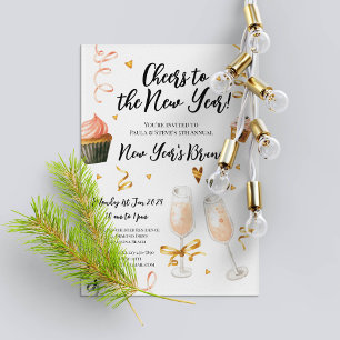 New Year Brunch Party Invitation Template