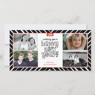 New Year Bullseye 3 Holiday Card