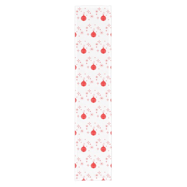 New Year Celebration Pattern Short Table Runner (Front)