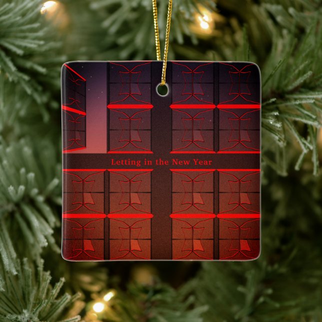 New Year Ceramic Ornament (Tree)