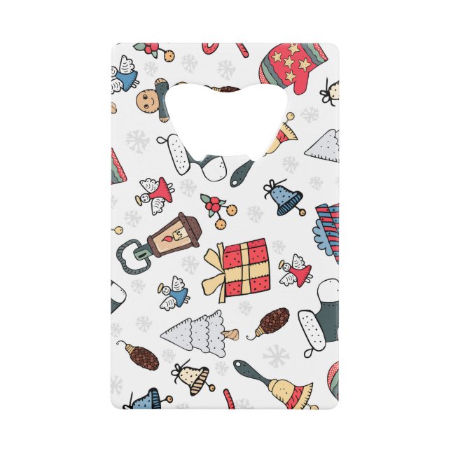 New Year: Christmas Holiday Pattern. (Front)