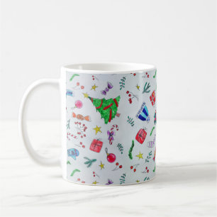 New year christmas winter coffee mug