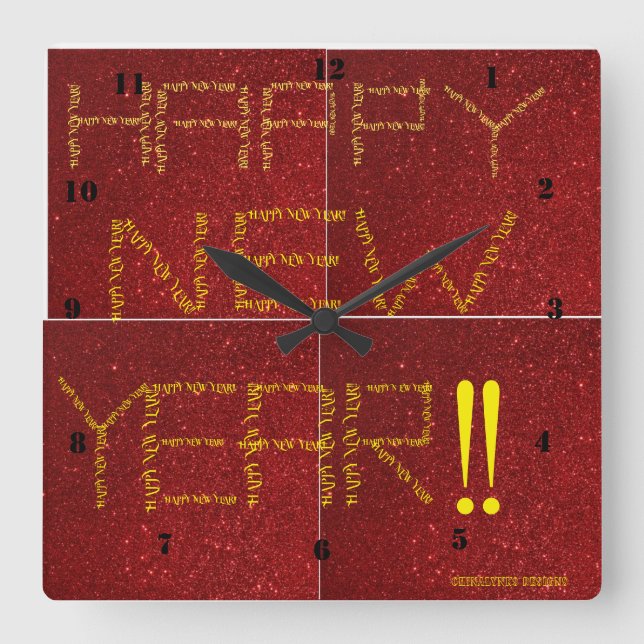 NEW YEAR CLOCK (Front)