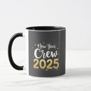 New Year Crew 2025 Cousins Family Matching Crew Mug
